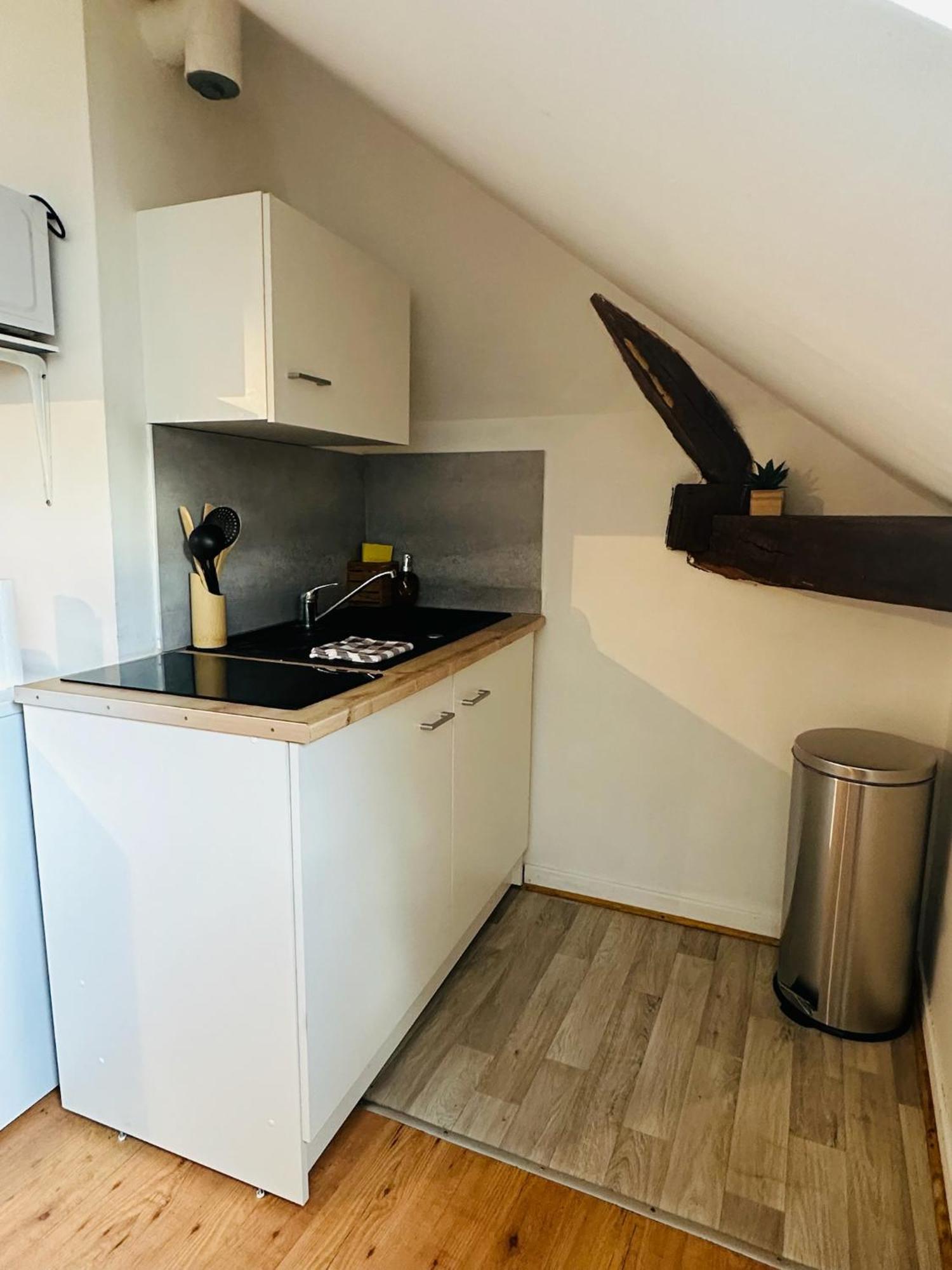 Studio 12 Proche Centre Ville Avec Wifi Parking Troyes Bagian luar foto